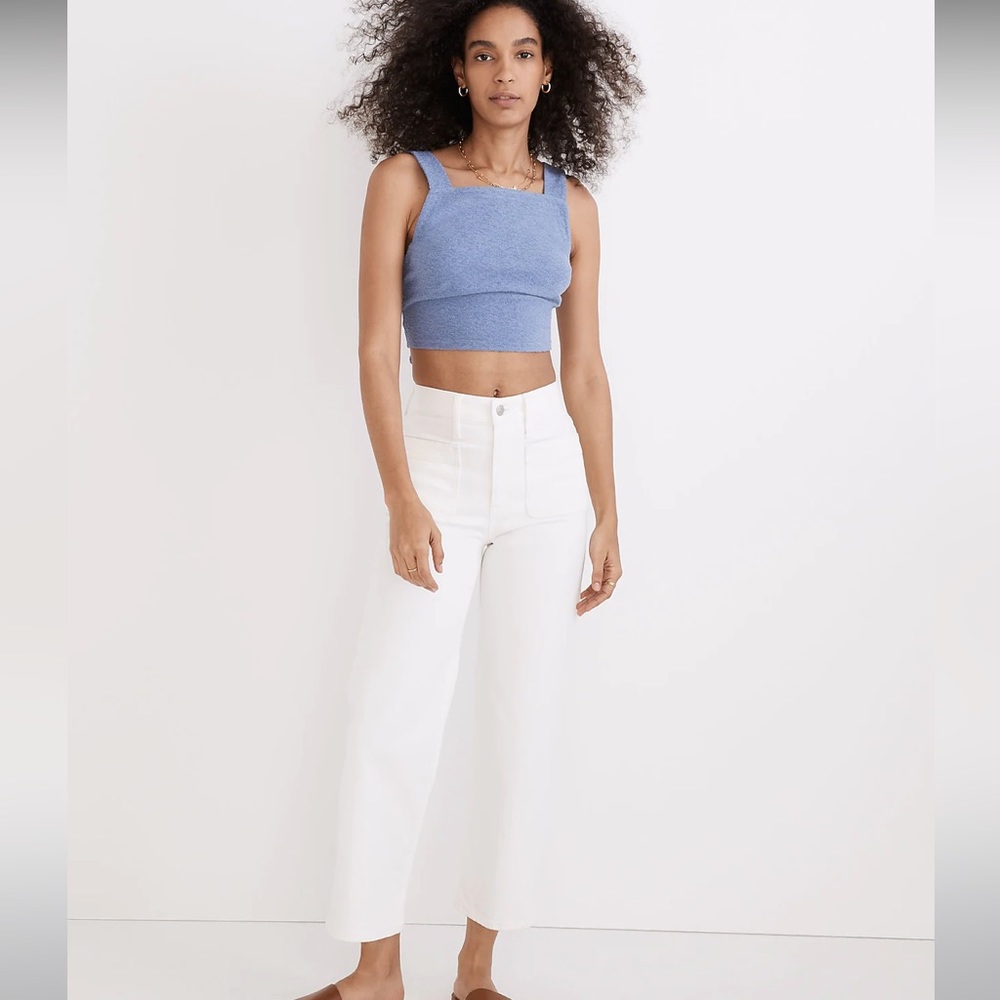 Madewell Perfect Vintage Wide Leg Crop Jeans
